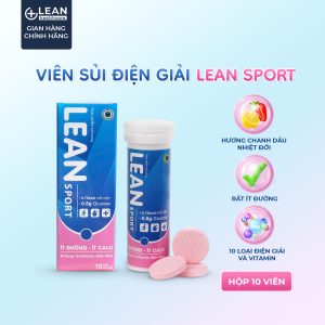 Lean Sport Viên Sủi Điện Giải Thể Thao Ít Đường